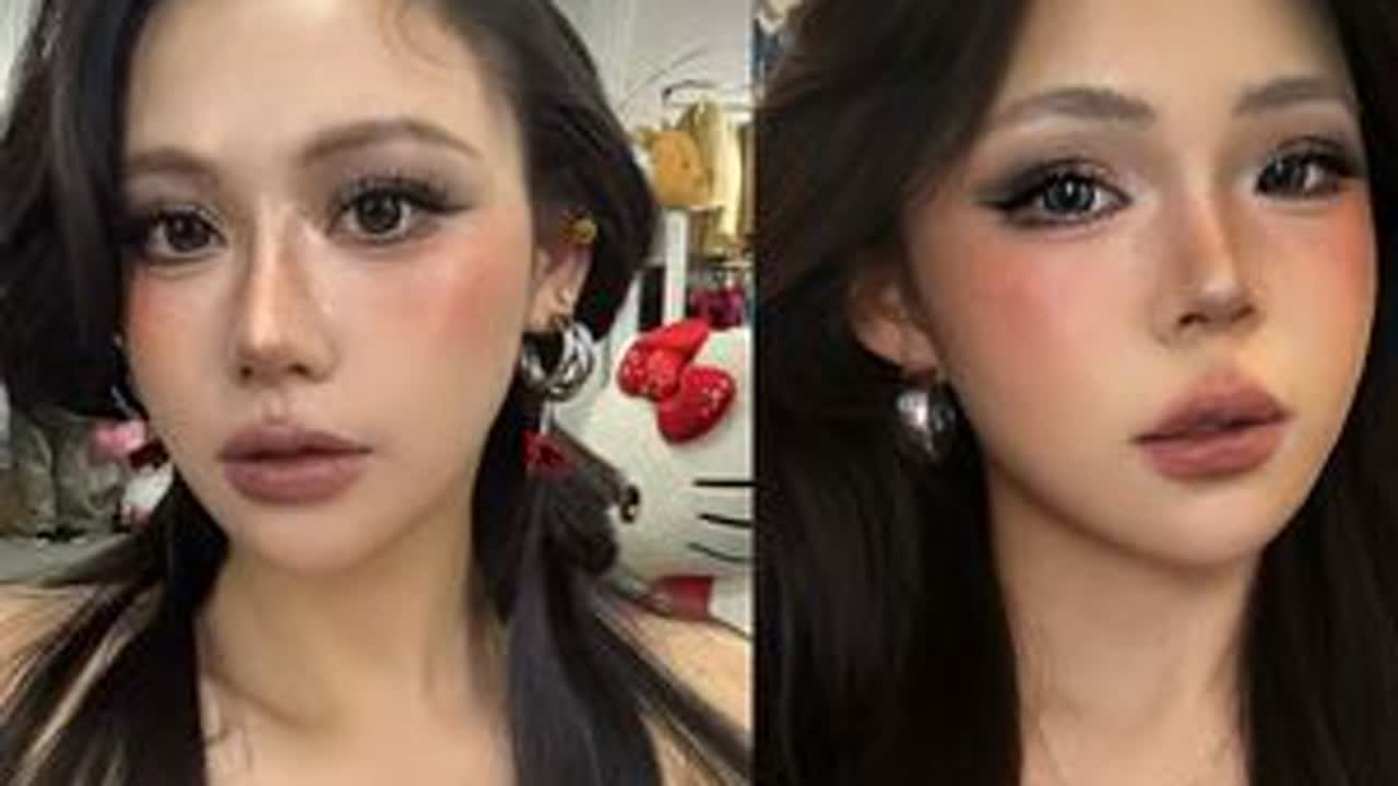 挑战我boss的蛋子妆？#妆教 #辣妹混血妆教程 #沉浸式化妆