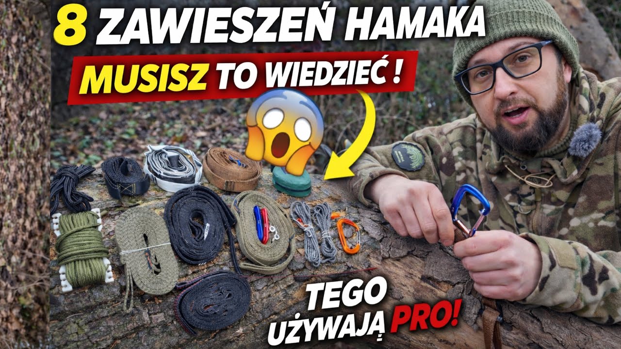8 zawieszeń hamaka – NIE POPEŁNIAJ TEGO BŁĘDU