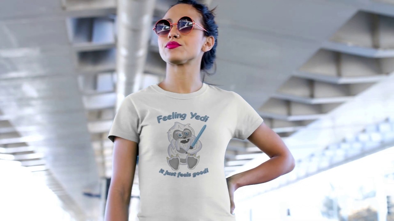 Feeling Yedi Funny Star Wars Spoof T-Shirt Design