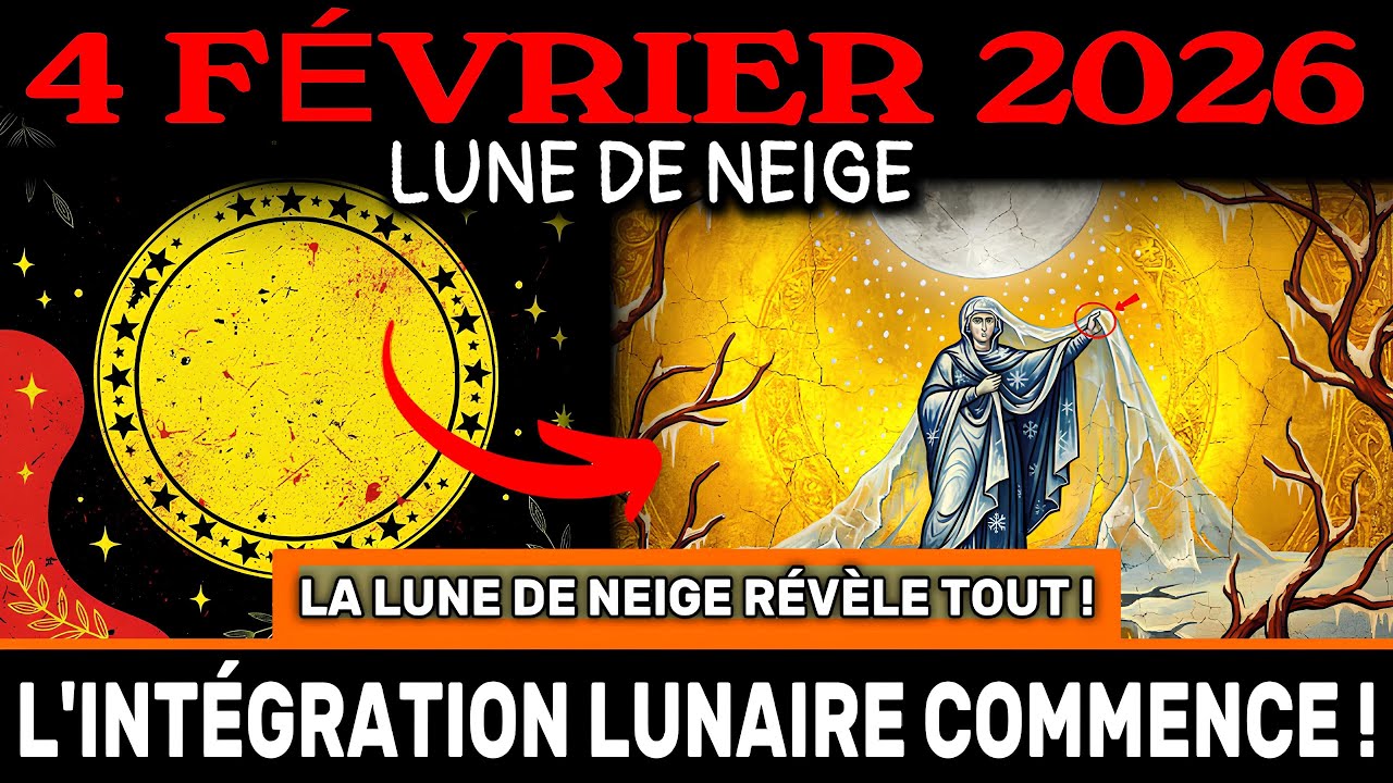 ATTENTION ! INTÉGRATION LUNAIRE EN COURS ! 4 fév – ce que la LUNE DE NEIGE a révélé devient CLAIR !