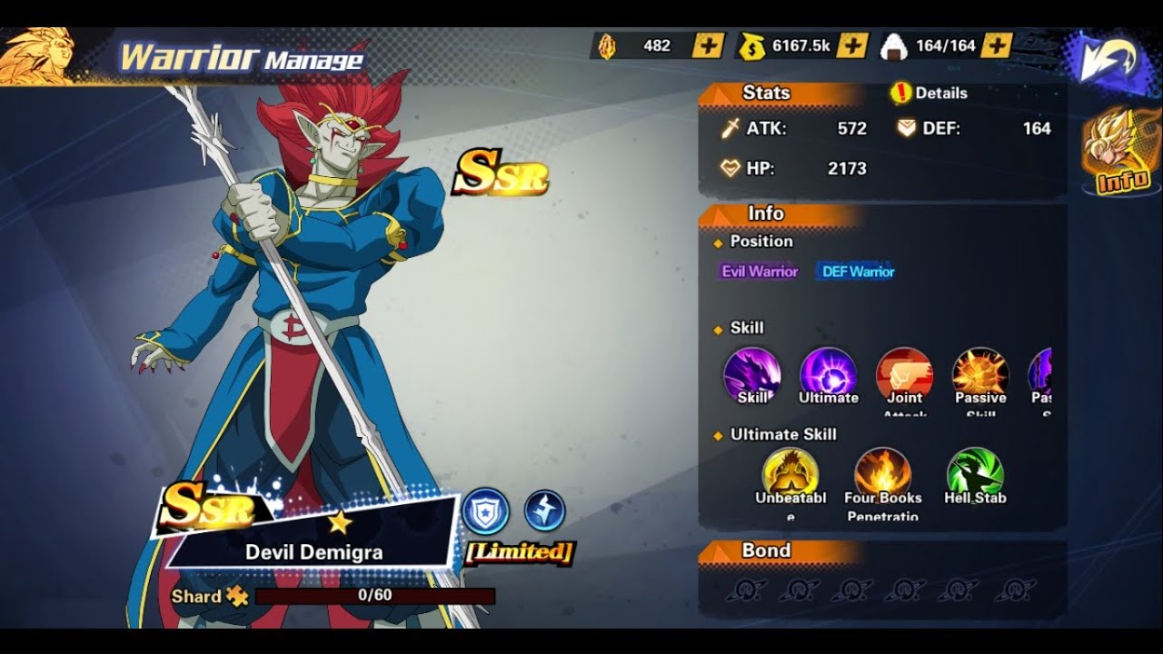Ultimate: Dragon Impact Review + Banner Devil Demigra - Android Dragon Ball RPG!