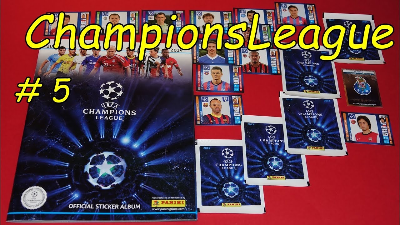 PANINI Sticker Album Champions League 2013+2014 new stickers for CL Stickeralbum Panini