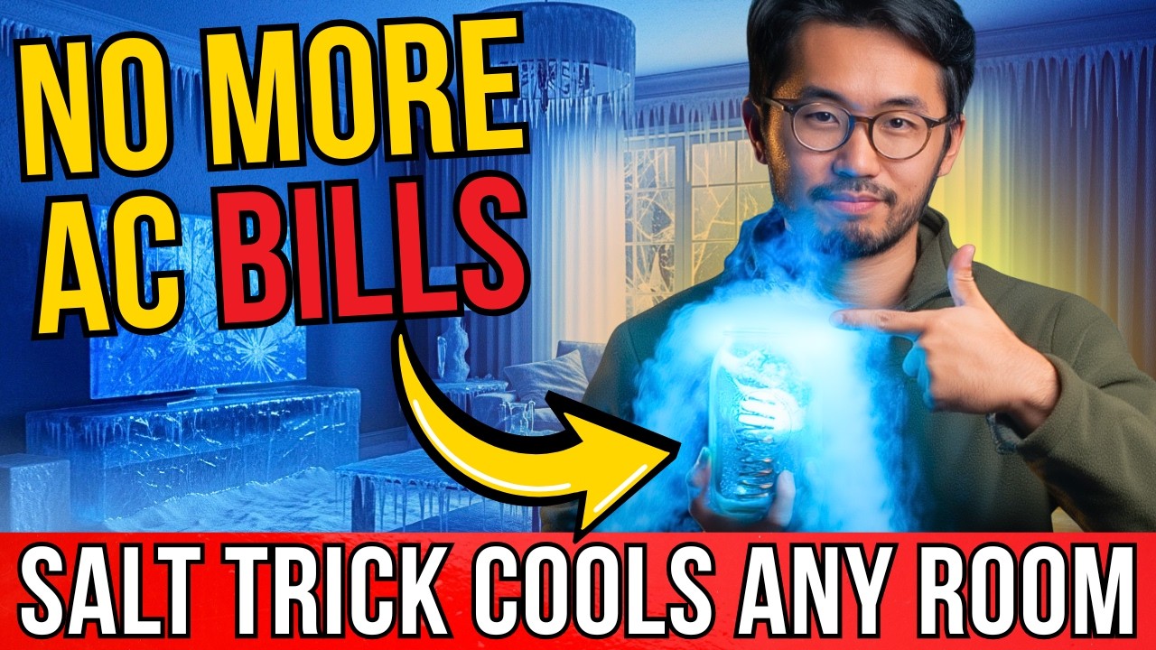 This $1 Salt Trick Cools Your Room by 20&deg;F in Minutes - California Banned It for a Reason ?