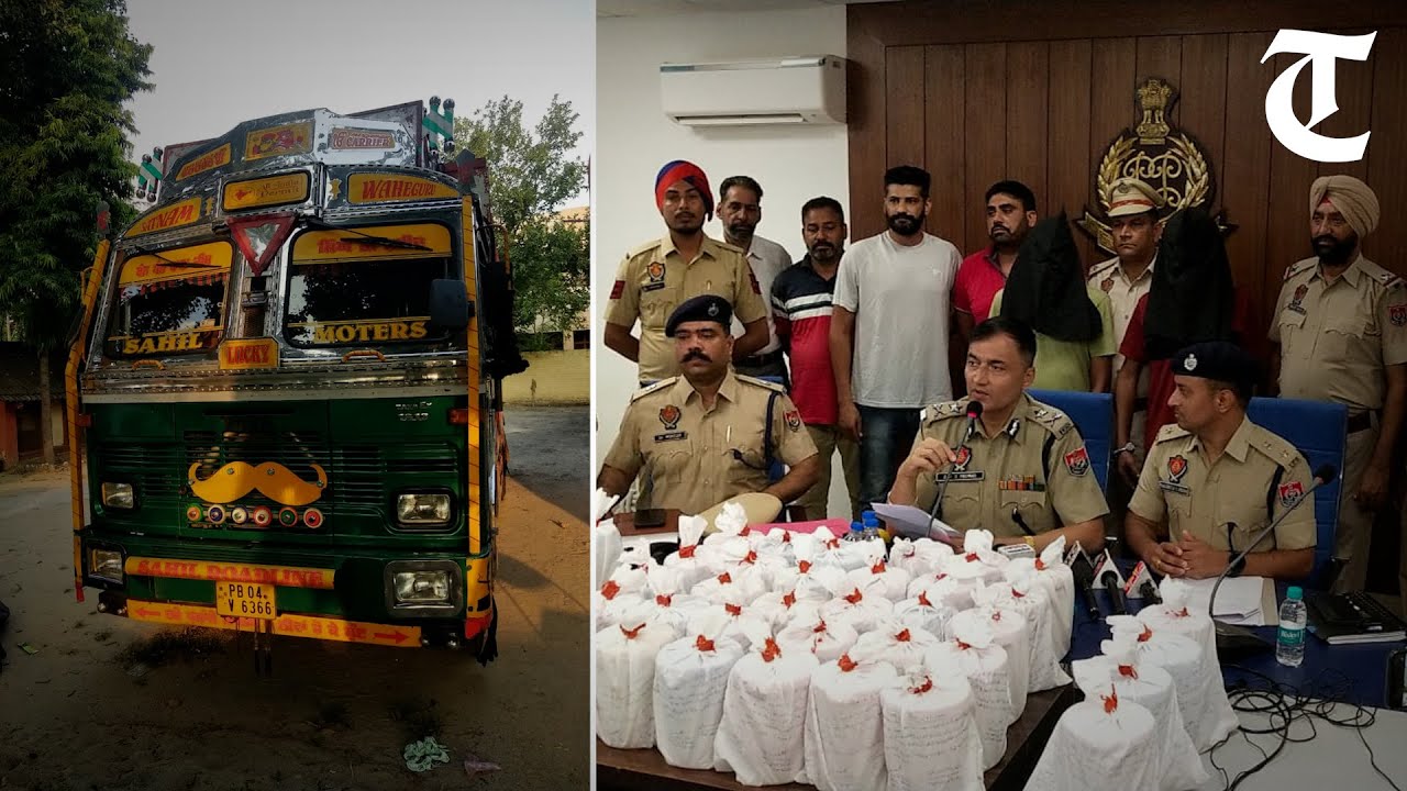 Punjab Police recover 38-kg heroin being smuggled from Gujarat; 2 arrested