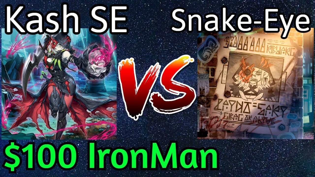 Kashtira Snake-Eye Vs Snake-Eye $100 IronMan Yu-Gi-Oh!