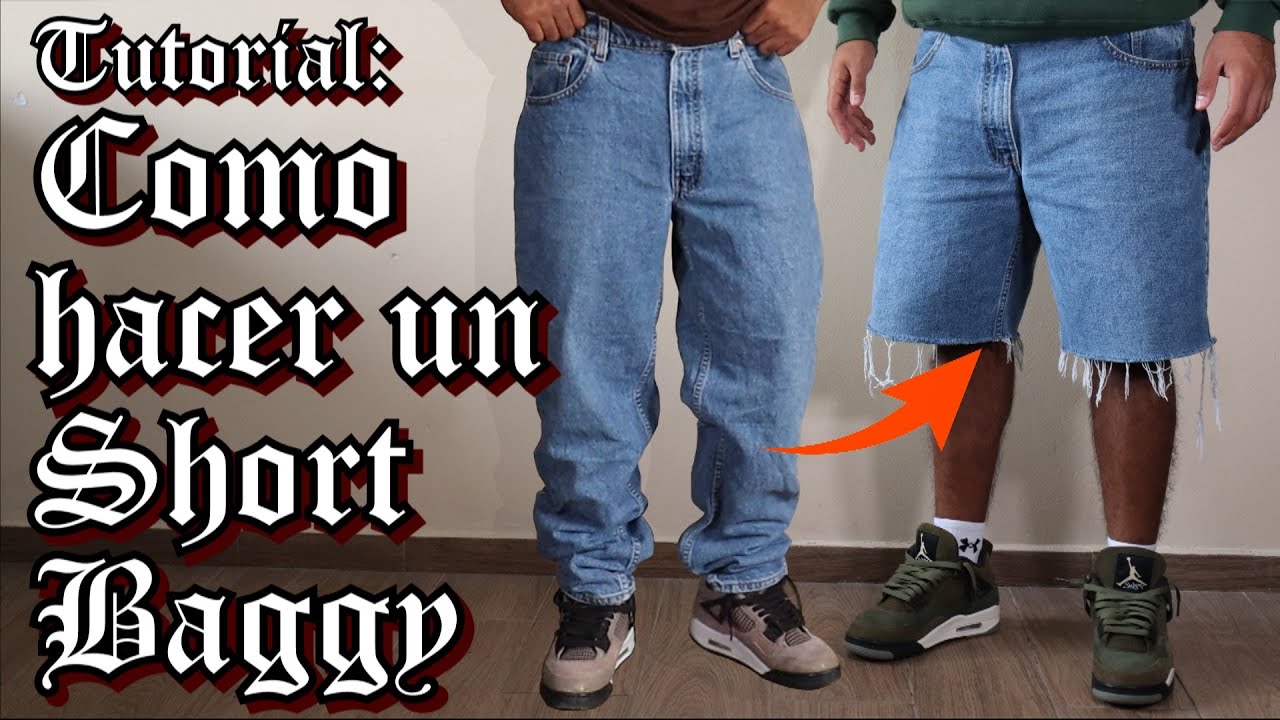 COMO HACER un SHORT BAGGY (Streetwear Fácil) - Mosh Moshan🔥