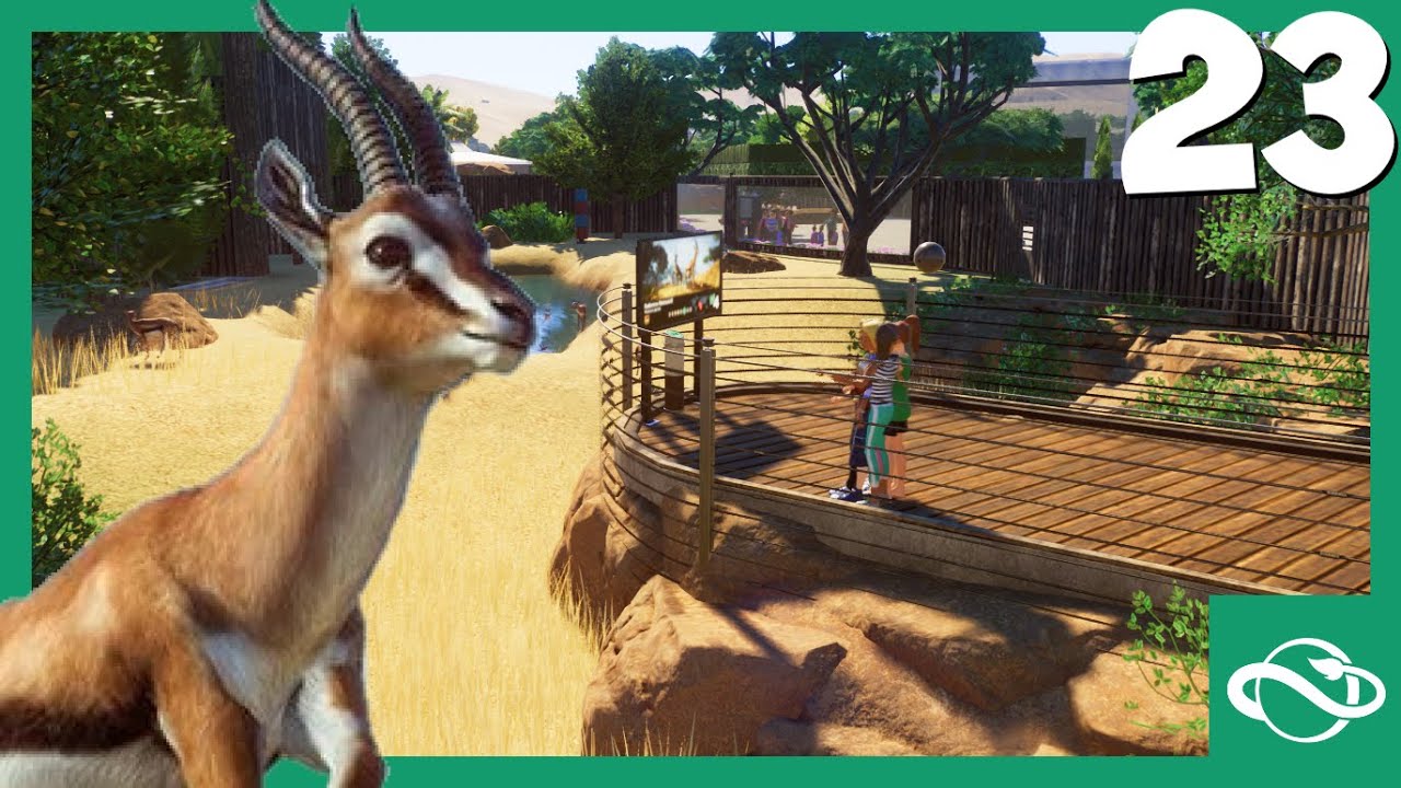Thomson's Gazelle Habitat! | Planet Zoo Speedbuild | Africa Zoo E23
