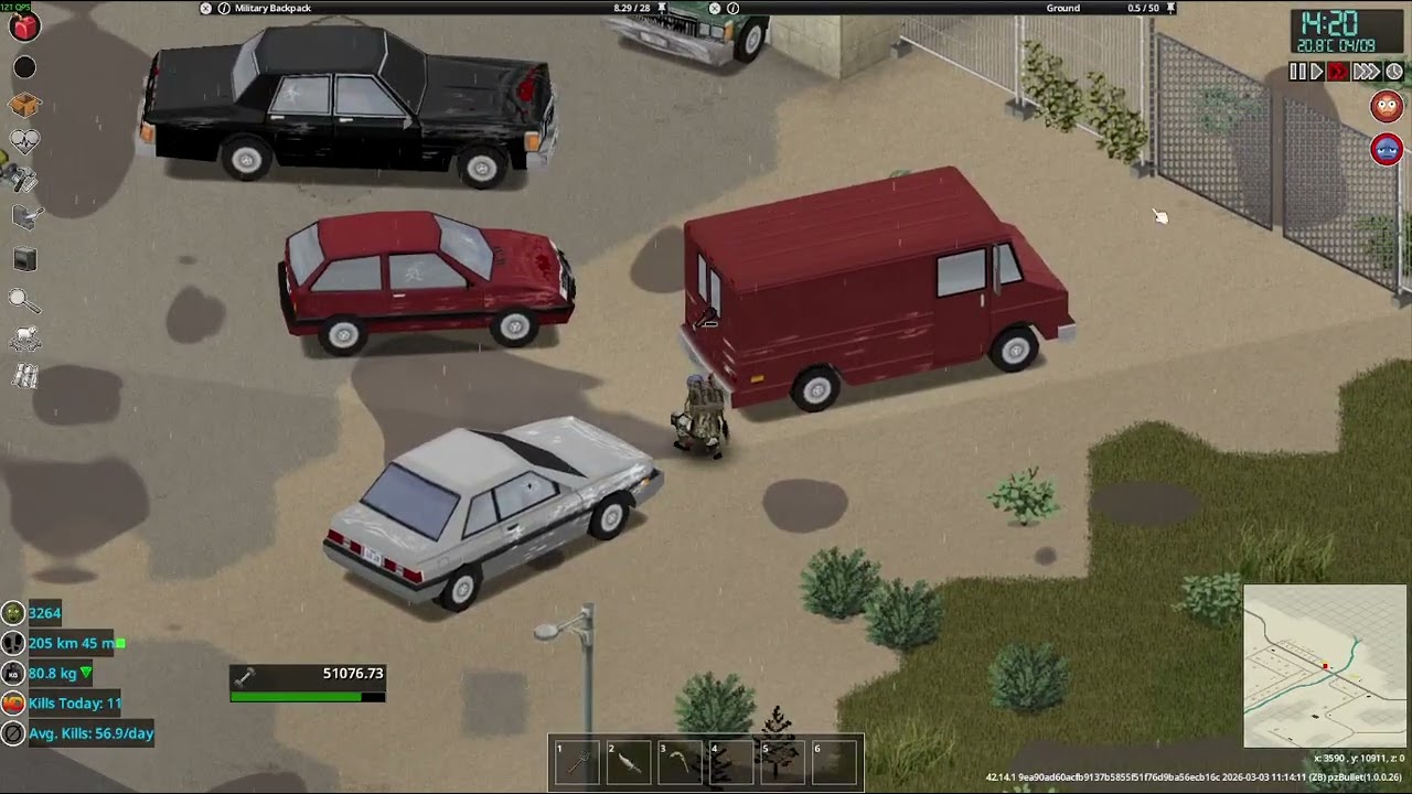 Project Zomboid 🧟- Bora dar uns tiros!  - SOLO (2x)