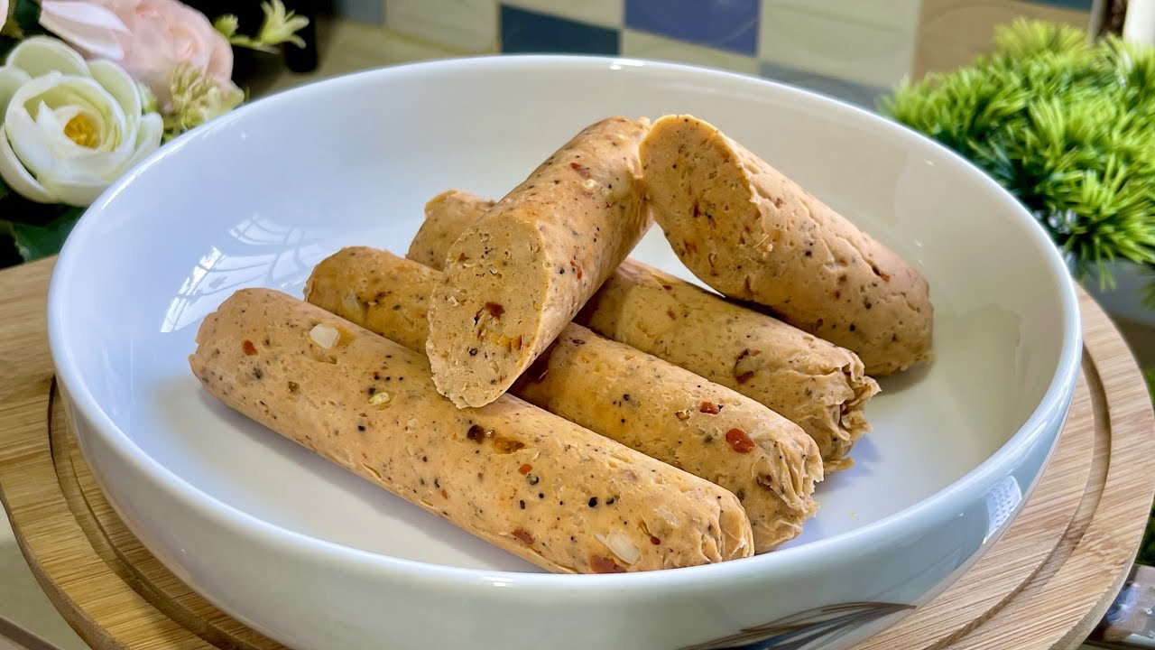 দুর্দান্ত স্বাদের চিকেন সসেজ রেসিপি Homemade chicken sausage recipe | How to make sausage at home