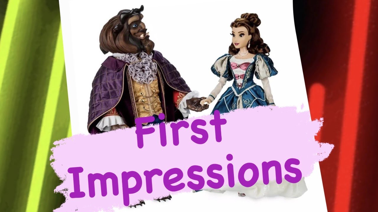 Beauty and The Beast Limited Edition Platinum Doll Set - FIRST IMPRESSIONS
