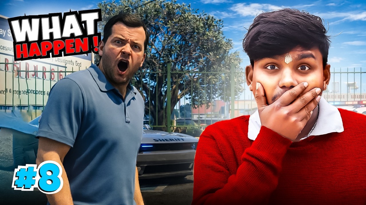 Michael Ke Ghar Police Ka Raid 😱| EP 8 | GTA V Gameplay Hind