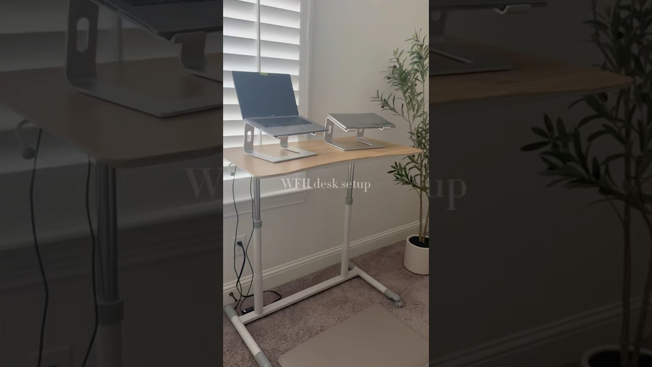 Minimalist WFH desk setup ✨💻 | all from Amazon 