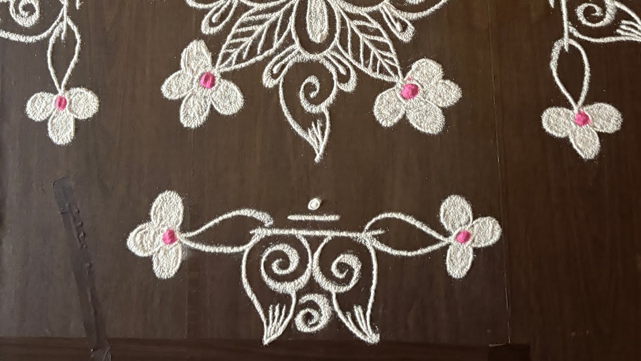Small and beautiful daily rangoli| Friday muggulu | sukravaram muggulu 