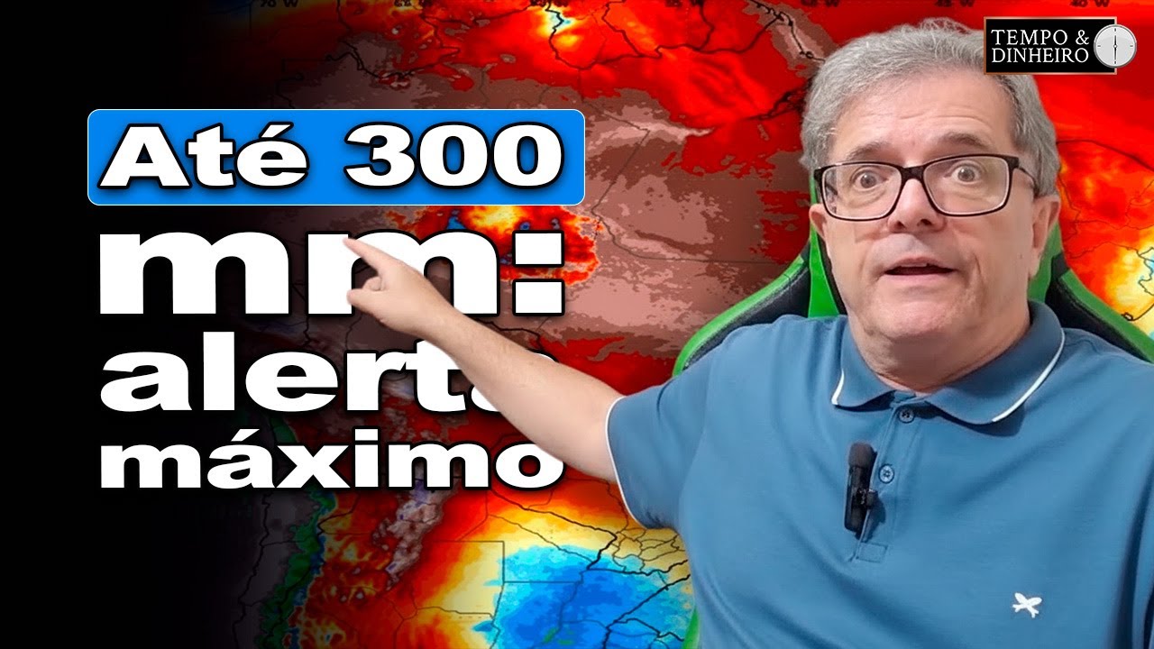 Chuvas intensas ganham força e contrastam com seca no Sul: alerta para extremos no país