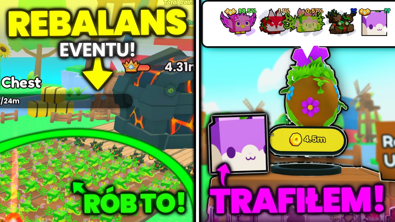 REBALANS EVENTU ZMIENIŁ TO w PS99 i TRAFIŁEM HUGE z JAJKA!