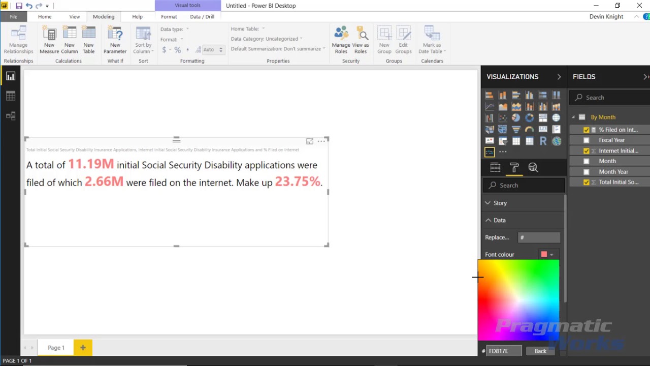 Power BI Custom Visuals - Enlighten Data Story