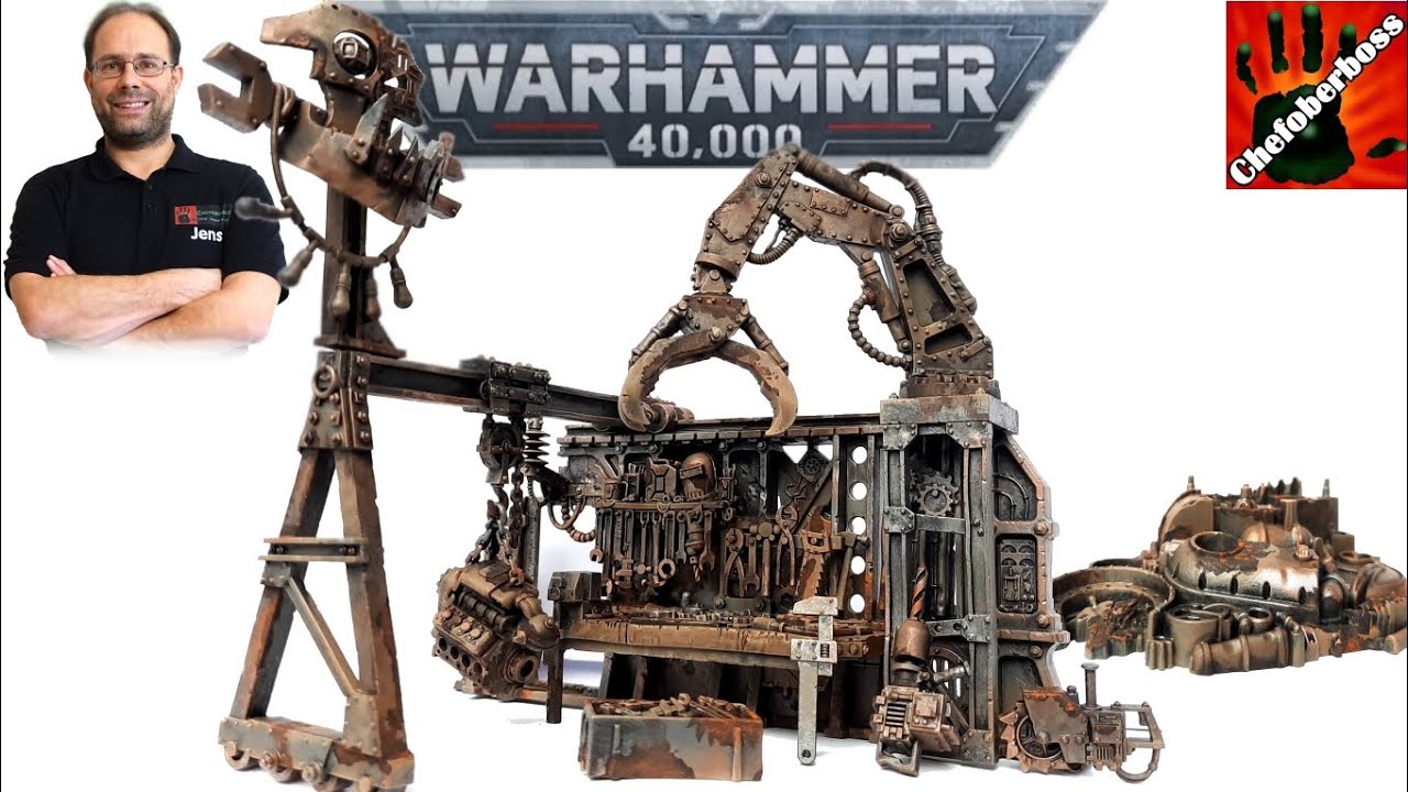 Wie bemalt man einen Ork Mekboy Workshop für Warhammer 40.000 von Games Workshop - Bemal Tutorial