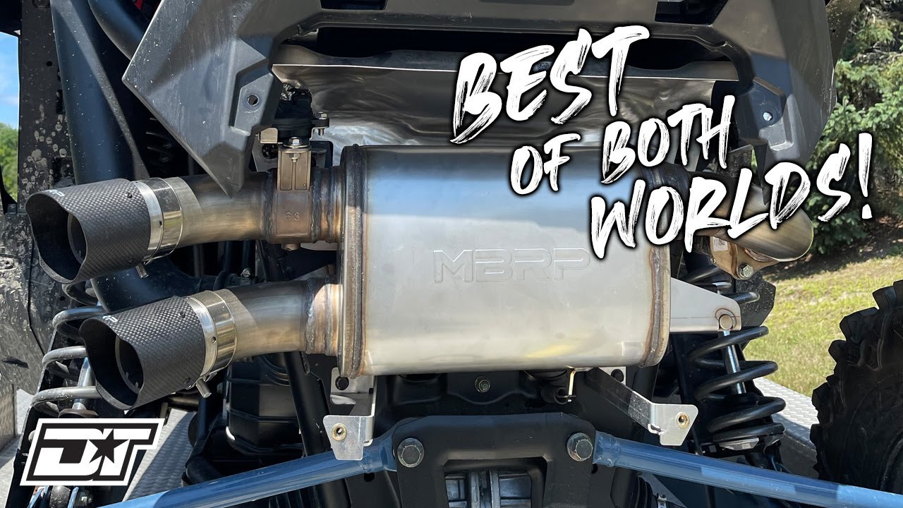 ALL NEW | MBRP 2.5" Slip-On Active Exhaust for The Polaris RZR PRO XP
