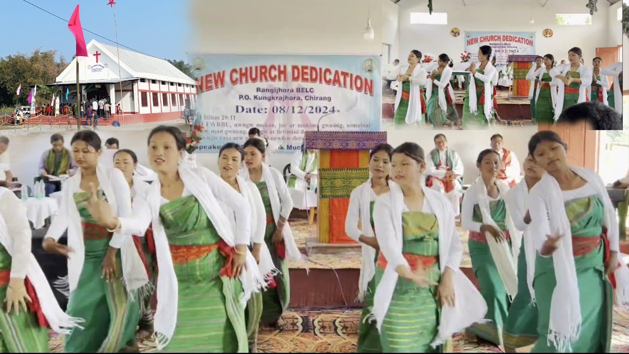 new church opening B.E.L.C church  date:08/12/2024 bodo gospel groups dans