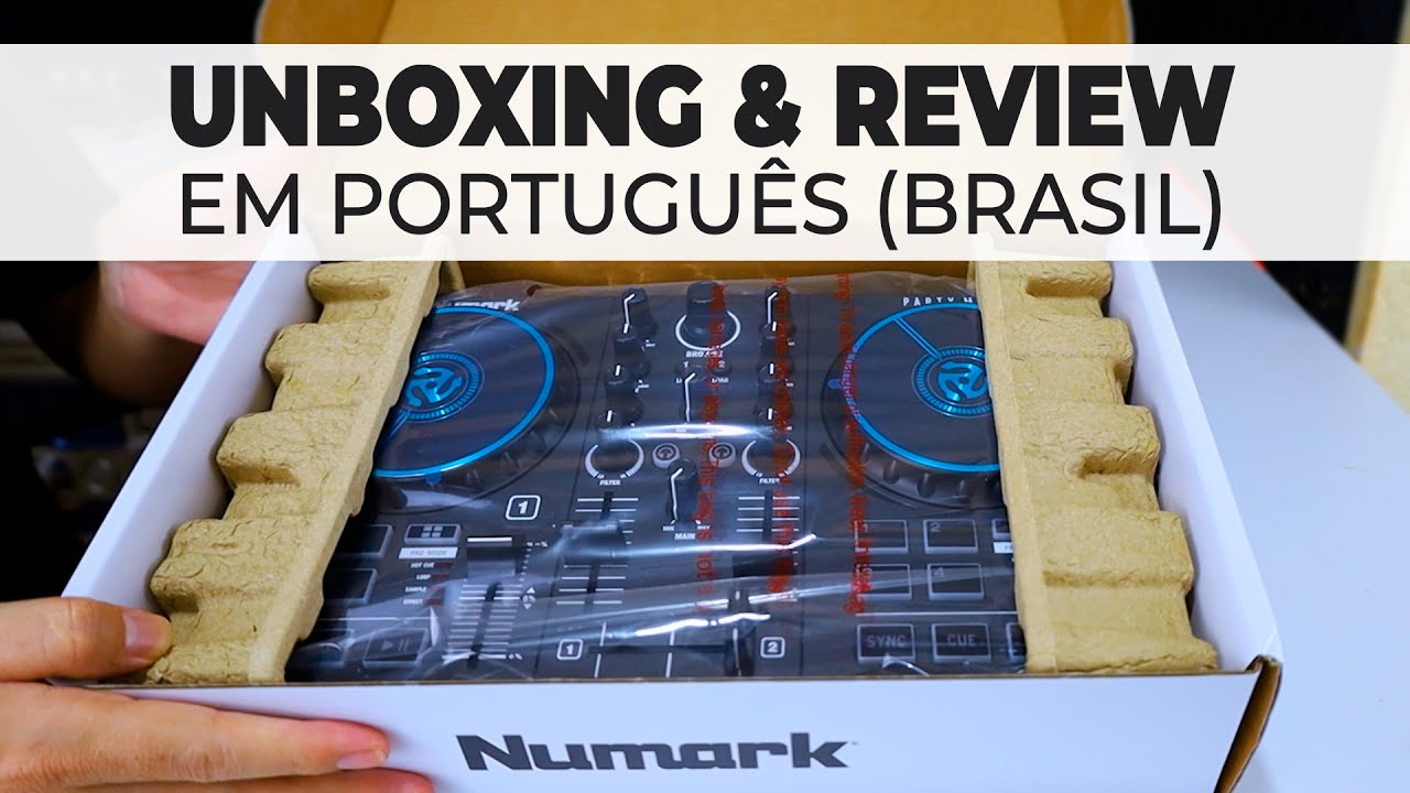 UNBOXING E REVIEW DA CONTROLADORA NUMARK PARTY MIX II (Português Brasil)