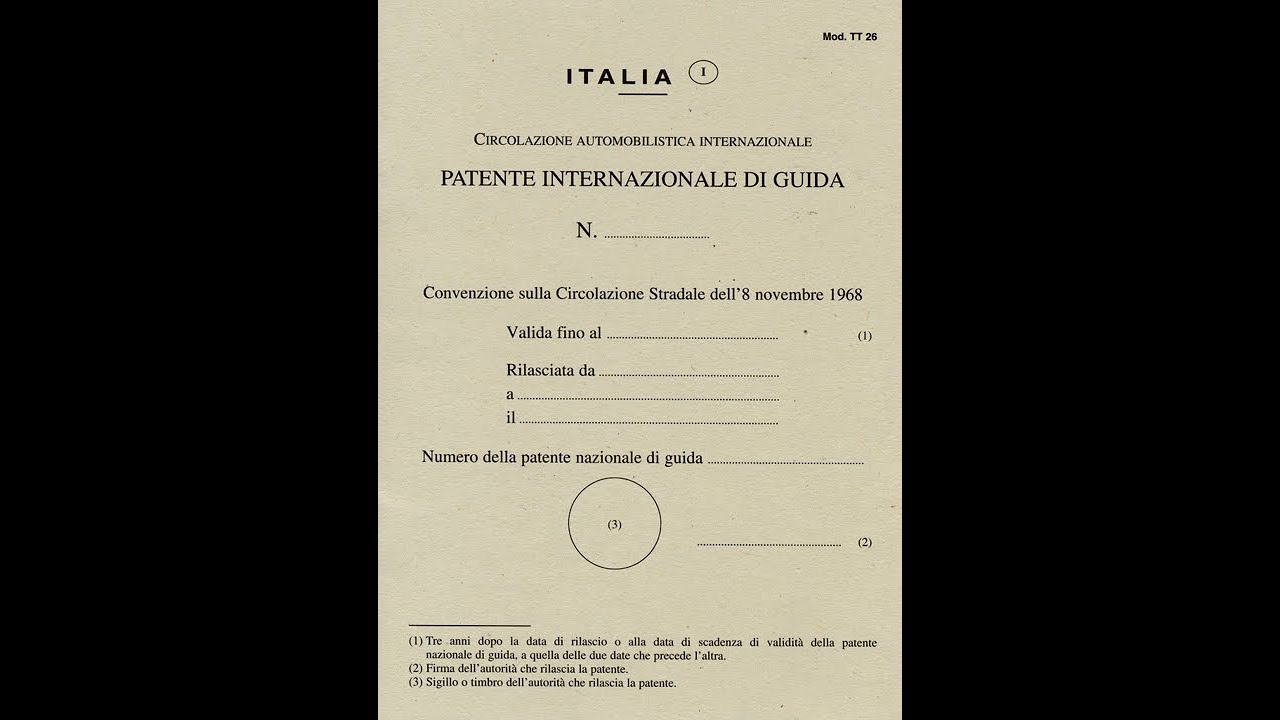 Patente Internazionale e Permessi Internazionali