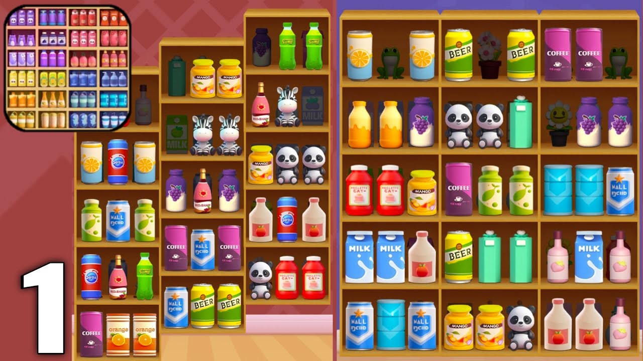 Match Triple:Sort Goods Puzzle - Gameplay Walkthrough Part 1 All Levels 1-7 (Android & iOS)