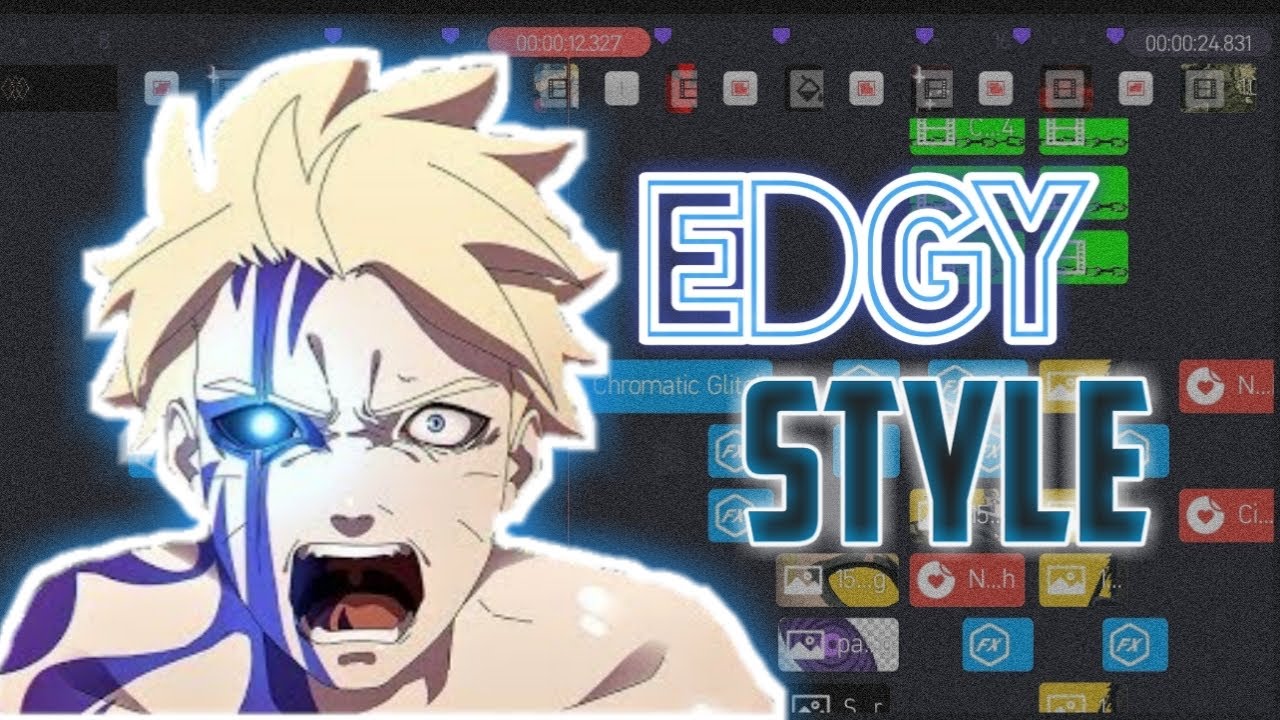 [Tutorial] AMV EDGY BASIC #amv #kinemaster