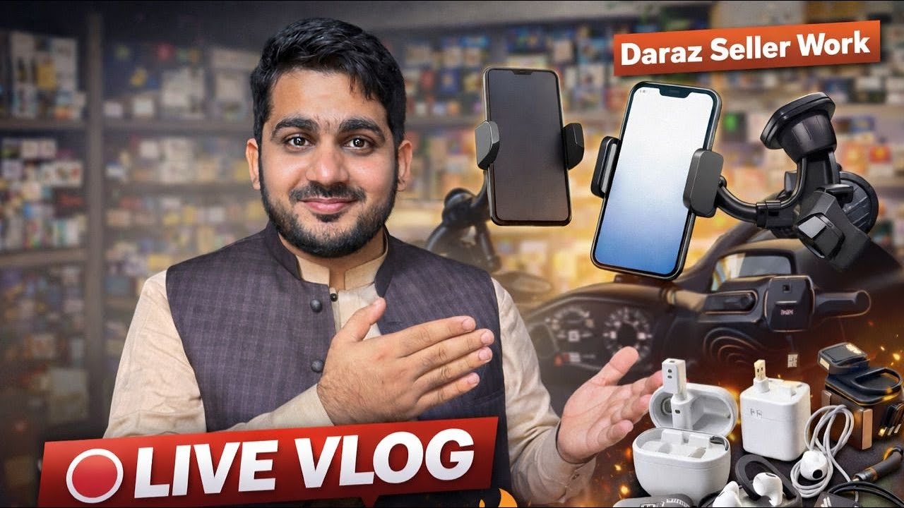 🔴 LIVE | New Gadgets Review 🔥 | Daraz Seller Work | Tripod & Bike Mobile Holder
