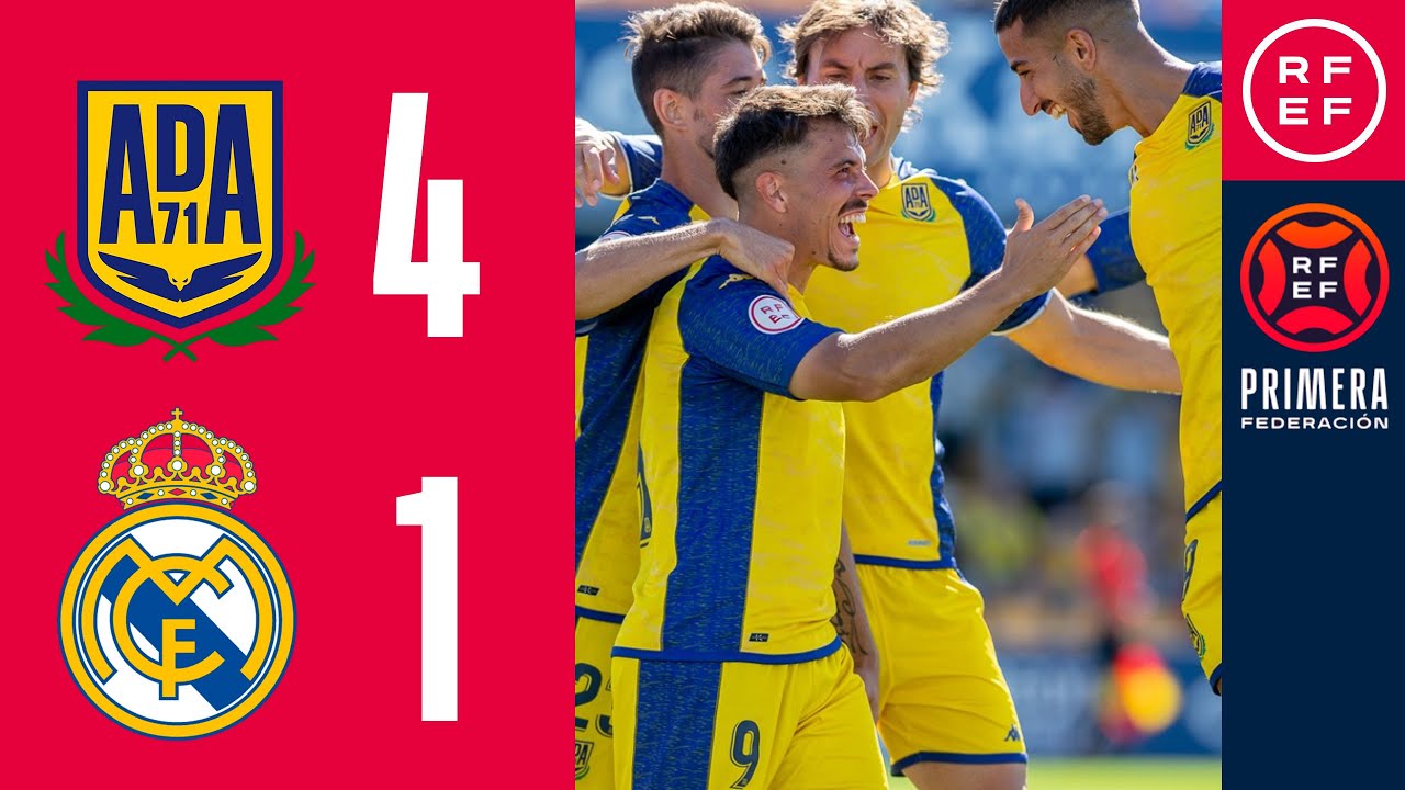 RESUMEN #PrimeraFederación | AD Alcorcón 4-1 Real Madrid Castilla | Grupo 1 | Jornada 6