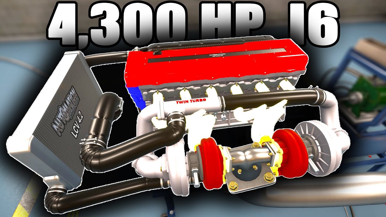 The Most Powerful Inline 6 Engine Ever! (LCV 4.2) | Automation The Car Company Tycoon Game