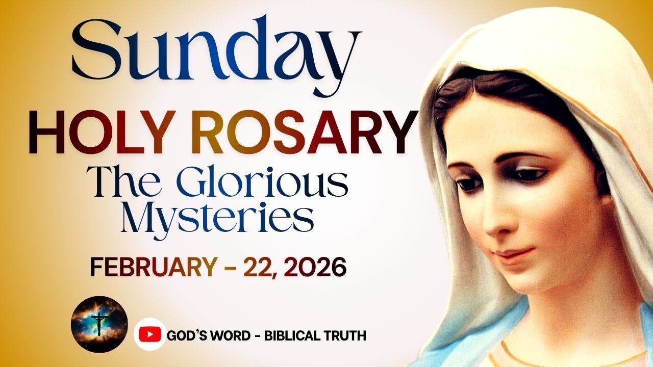 Holy Rosary (Feb 22, 2026) | Glorious Mysteries | How to Pray the Rosary