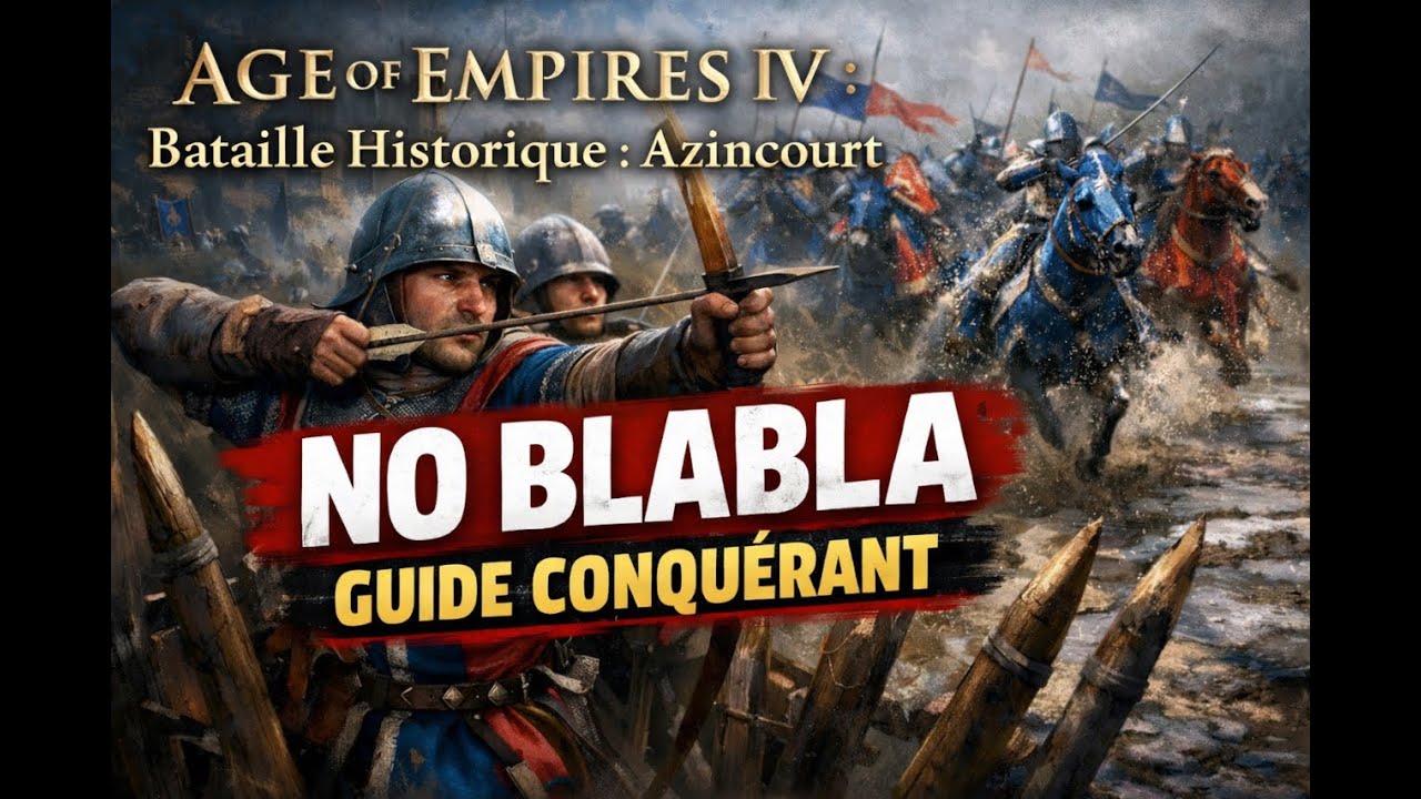 Age Of Empires 4 ⚔️ | Bataille Historique : Azincourt !!Conquérant!!