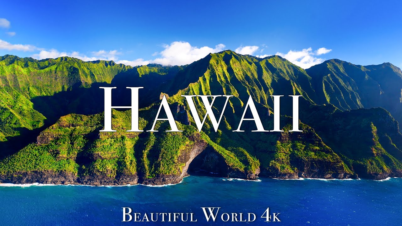 Hawaii 4K Nature Relaxation Film - Meditation Relaxing Music - Удивительная природа