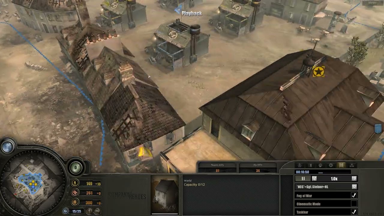 Company of Heroes Operation Stonewall US  4vsCPU good game WP team
