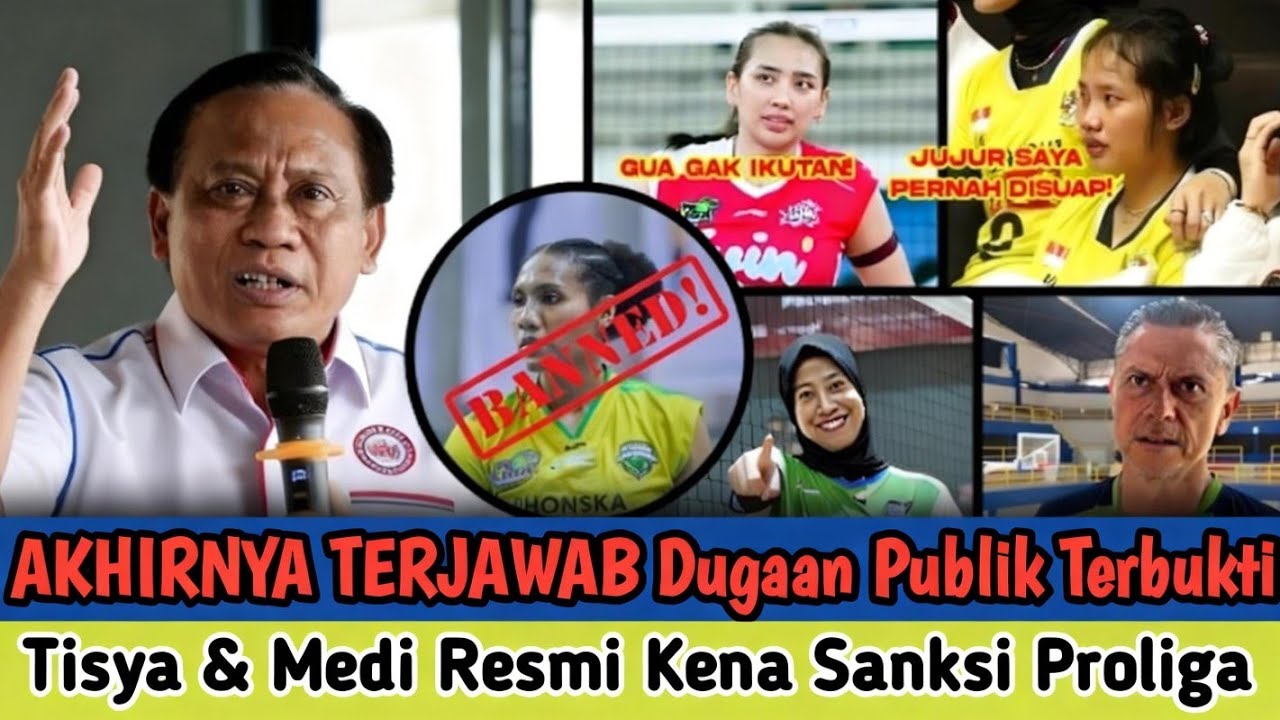 🔴 AKHIRNYA TERJAWAB‼️ Dugaan Publik Terbukti, Tisya & Medi Resmi Kena Sanksi Proliga