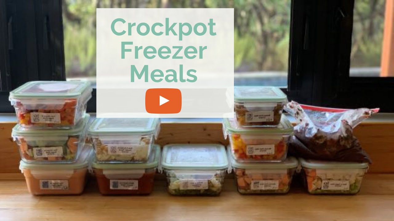 FREEZER MEALS // How to Make Healthy Crockpot Freezer Meals (Perfect for New Moms!)