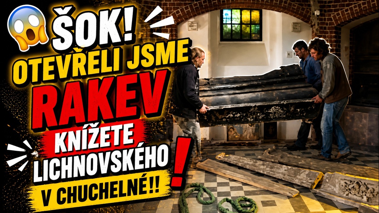 😱 ŠOK! Otevřeli jsme rakev knížete Lichnovského v Chuchelné! │ #Hlucinsko.TV │ @Televize Hlučínsko │ Vaše Regionální Televize