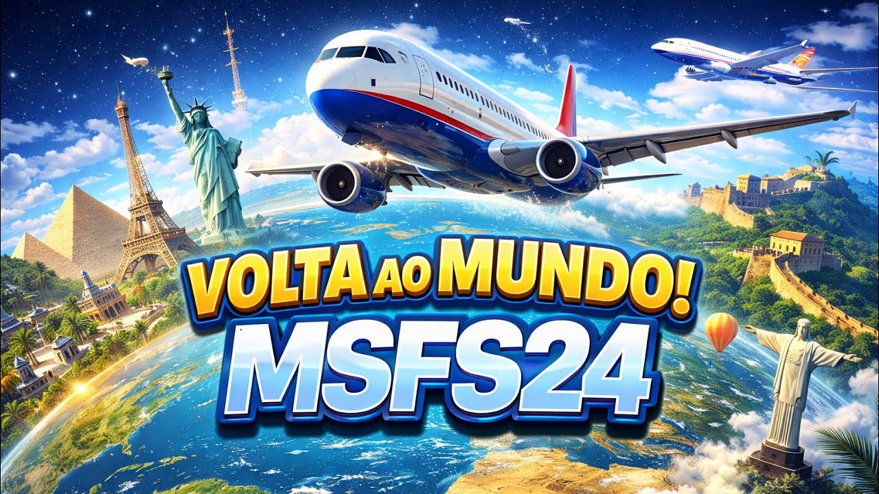 #ep03 | #msfs24 | Desafio Volta ao Mundo | GVAC →GABS