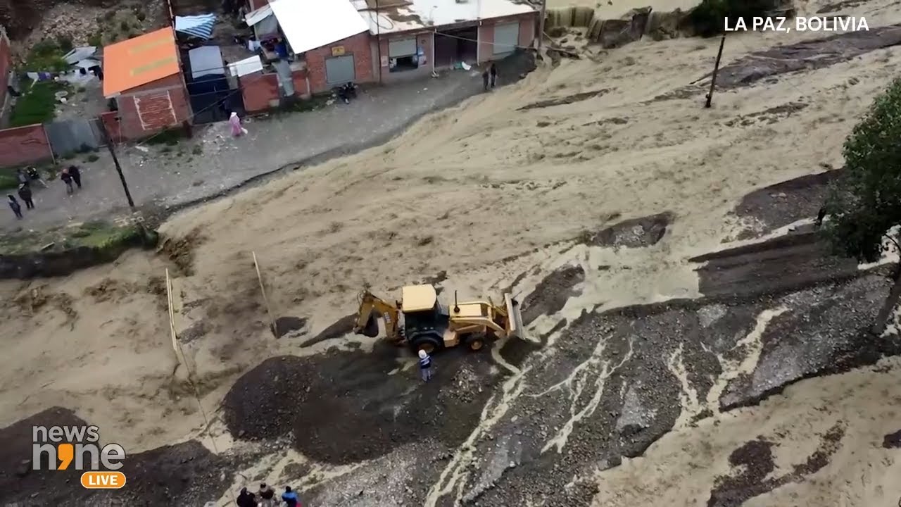 Devastation in Bolivia: River destroys streets and homes #bolivia #heavyrain