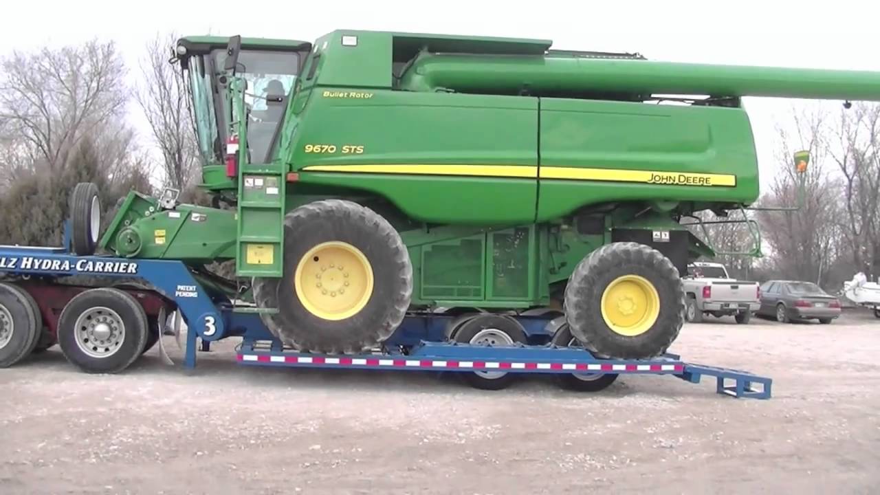 Silz Hydra Carrier- Hydraulic Folding Combine Trailer
