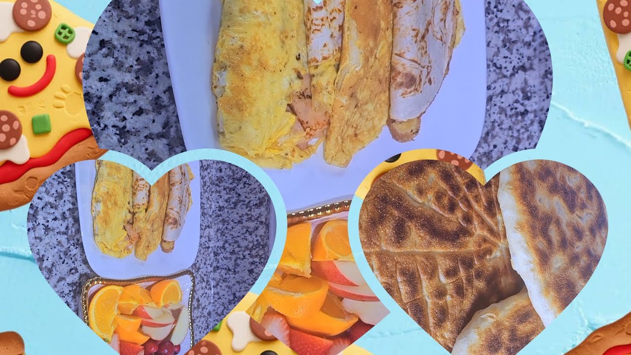 easy breakfast sandwich egg and hnbash bread 