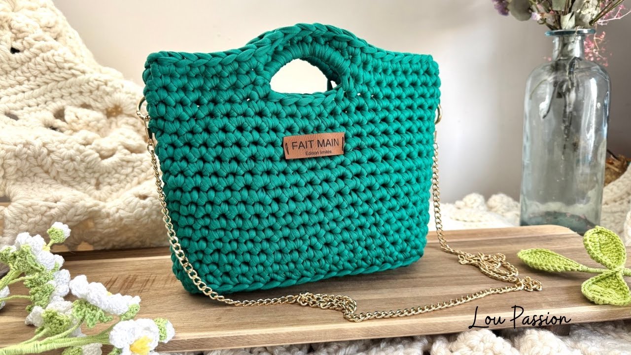 Moins de 2h pour ce Sac au Crochet FACILE | Tuto Débutant Ultra Rapide ! #loupassion #diy #crochet