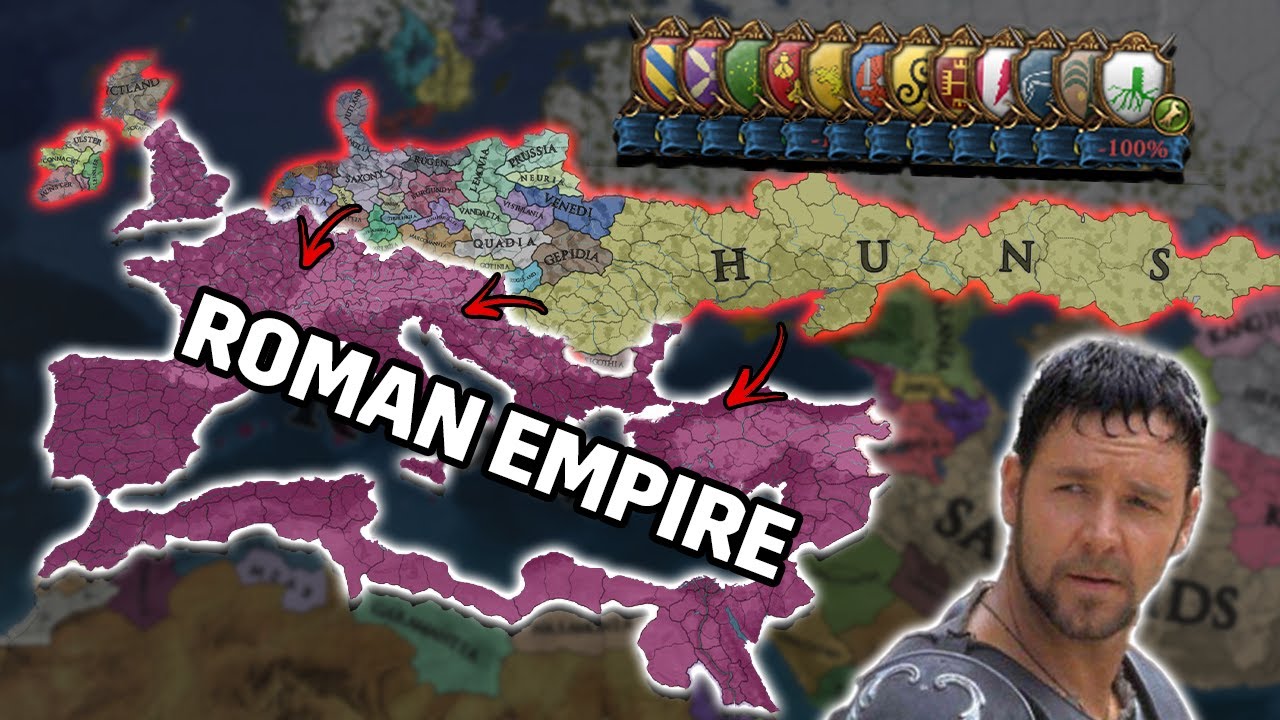 Trying to SURVIVE as the ROMAN EMPIRE but the BARBARIANS are invading