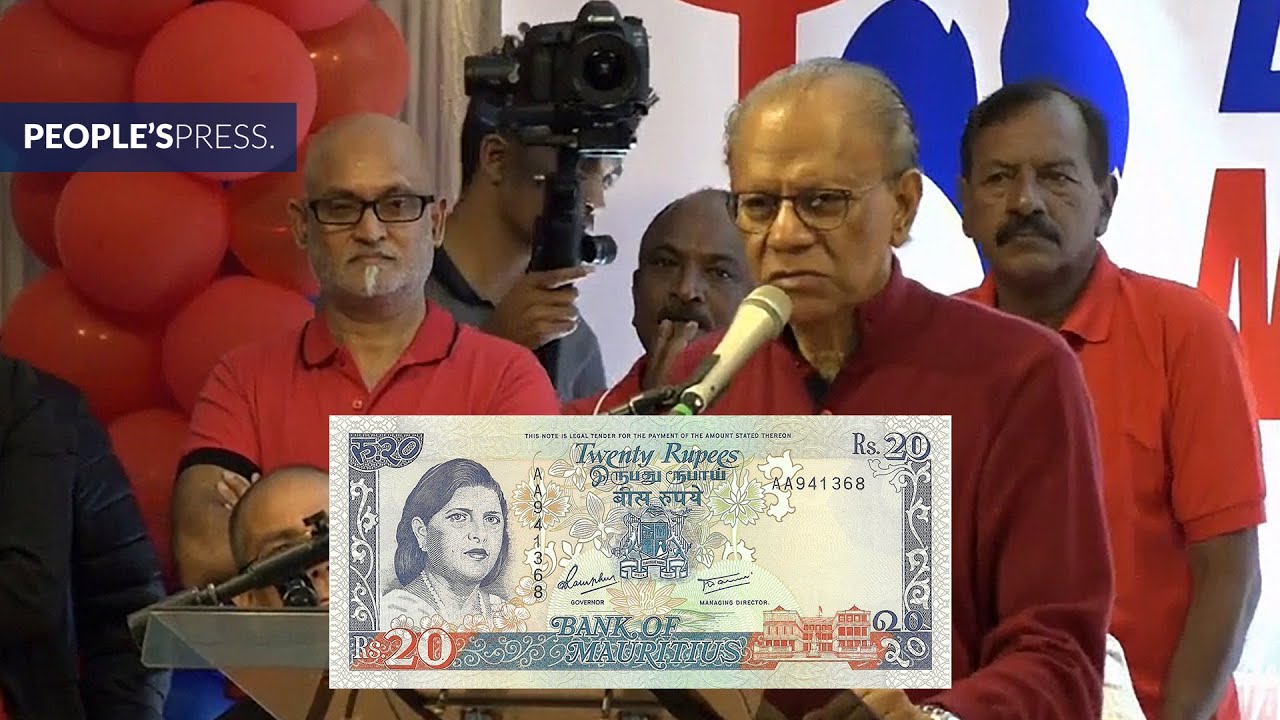 Navin Ramgoolam: Des billets à la Sarojini
