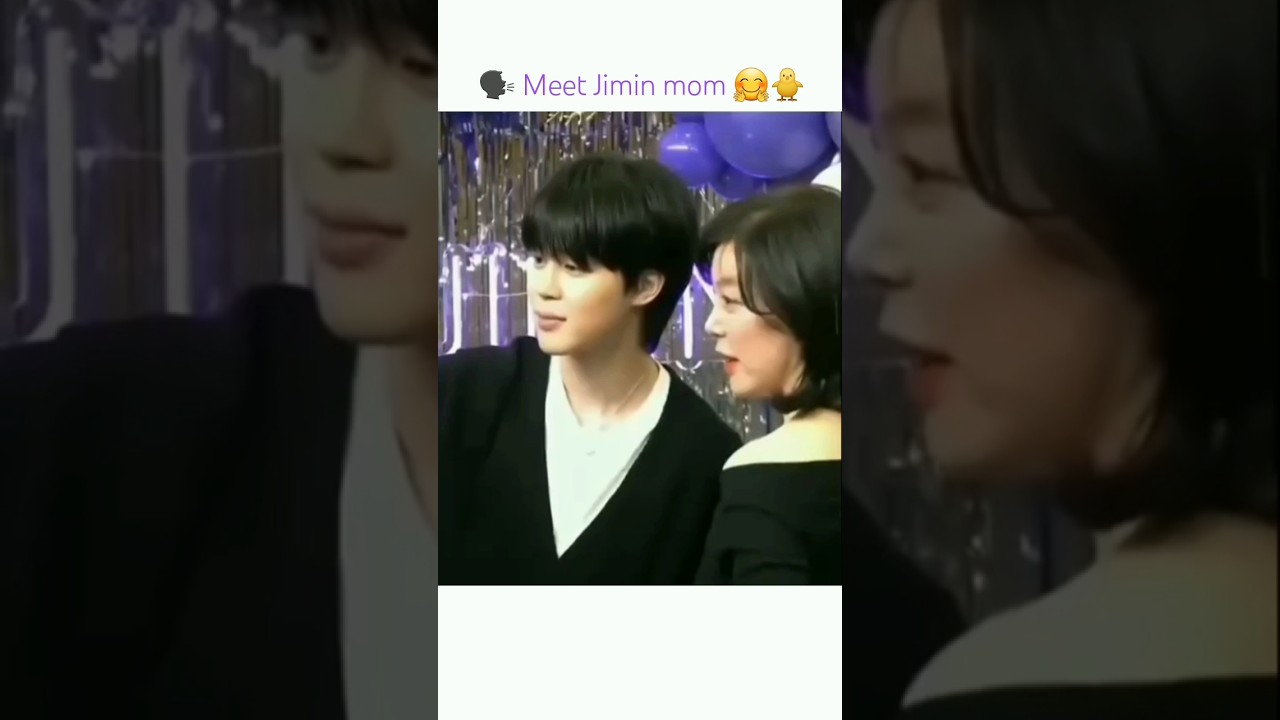 Meet Jimin mom 🤗 #parkjimin #jimin #bts #btsarmy #mom #momlovestatus #cute #jiminlovers #btsmember