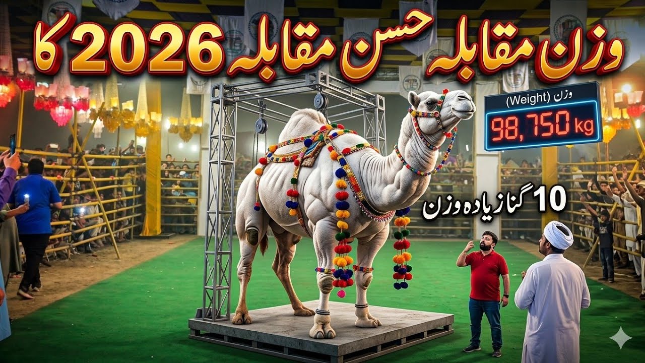 Самое масштабное верблюжье шоу в Фейсалабаде! 🐫 Невероятные соревнования 2026 года!
