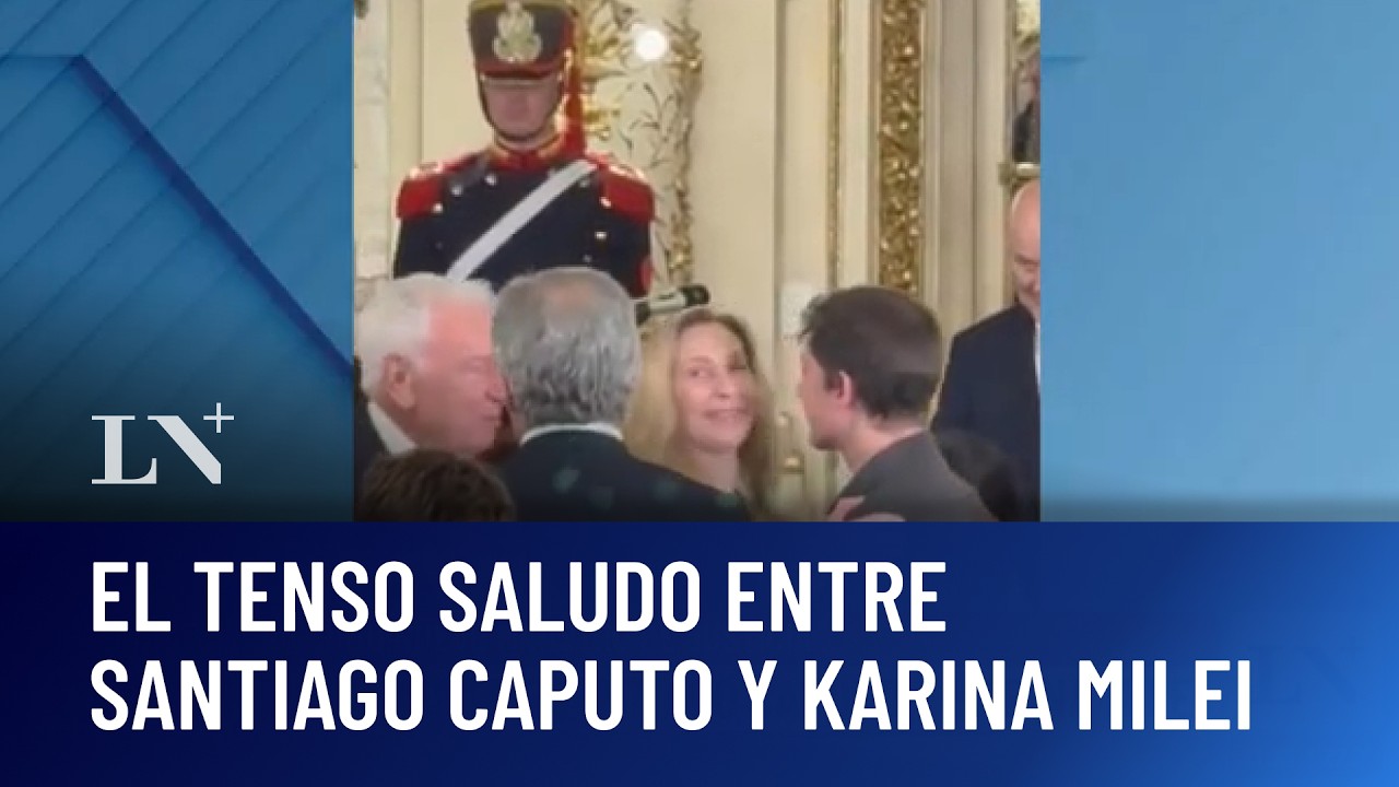 El tenso saludo entre Santiago Caputo y Karina Milei: Mahiques juró como nuevo ministro de Justicia