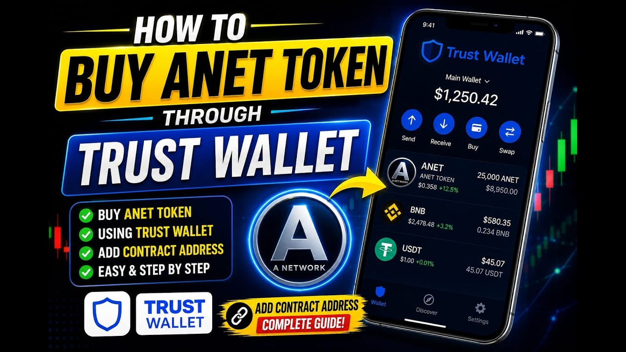 How to buy ANET token | A Network | Buy ANET token with trust wallet