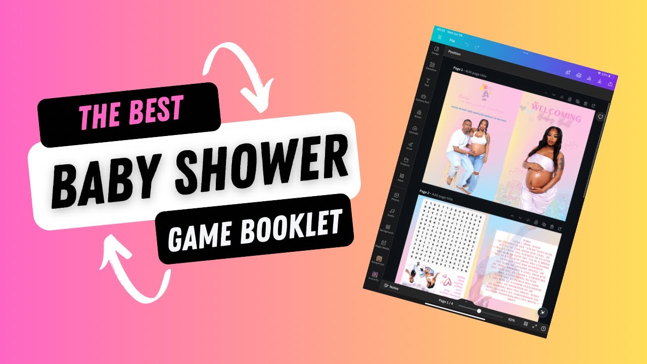 How to Create a Baby Shower Booklet
