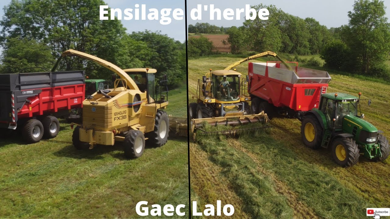 Ensilage d&rsquo;herbe 2022. Les hectares s&rsquo;avalent 🚜💨 !!